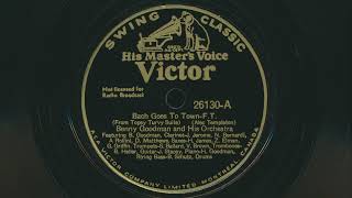 1938 BENNY GOODMAN Bach Goes To Town SWING JAZZ Instrumental - 78 RPM Record