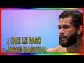 ¿ QUE LE PASO A JORGE MASVIDAL ?