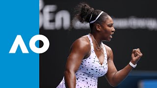 Watch the highlights from anastasia potapova vs serena williams in
first round of australian open 2020.