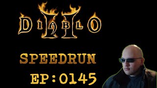 Diablo 2 LOD HC Hell Speedrun - WR ATTEMPTS - Necromancer - Episode 145