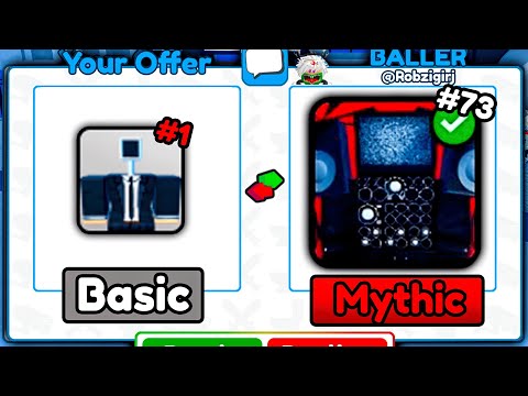 Трейд От Basic До Mythic В Toilet Tower Defense! Roblox Роблокс Туалет Товер Дефенс! Часть 1