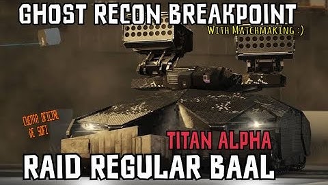 Ghost Recon Breakpoint TITAN BAAL / REGULAR