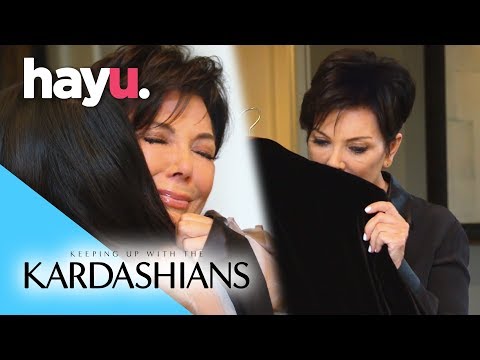 Kris Breaks Down Holding Bruce's Old Clothes | Keeping Up With The Kardashians