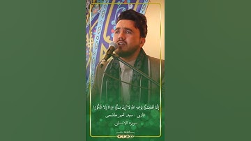 فرازی زیبا از سوره #الانسان با تلاوت استاد سید امیر هاشمی #قرائت #قرآن #quran