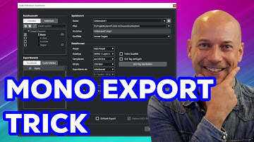 Export mono and stereo track at the same time in Cubase