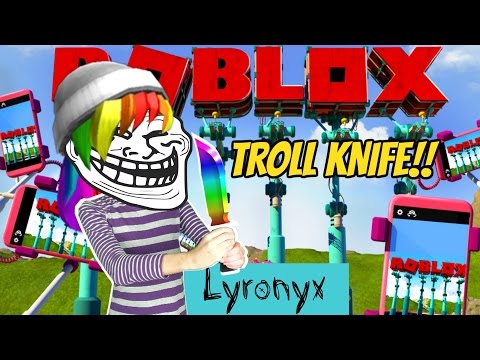 Assassins Troll Knife Lyronyx Roblox Youtube - sissy troll roblox