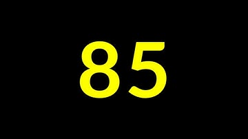 85 Seconds Countdown Timer With Sound Effect