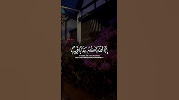 من سورة النبأ || زين العابدين الحديدي