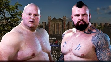 Butterbean vs Eddie Hall FULL FIGHT | Undisputed Boxing Game AI Simulation (CPU vs CPU)