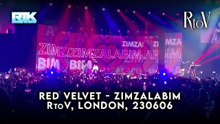 RED VELVET (레드벨벳) - 'Zimzalabim' RtoV 4th Concert, London, 230606 (FANCAM)