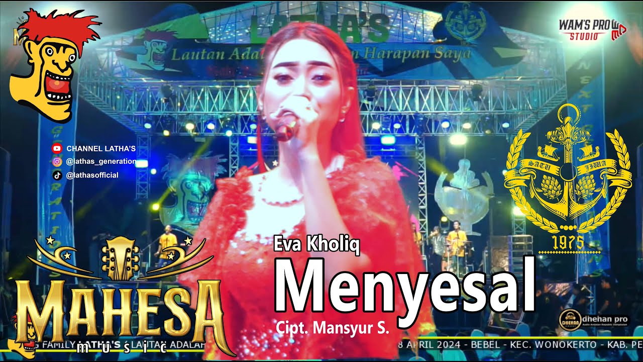 EVA KHOLIQ - MENYESALL || COVER [MAHESA MUSIC] LIVE PERFOM LATHA'S 2024 ||