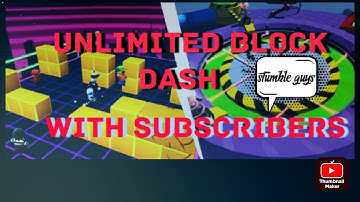 0.41.1 Unlimited Block Dash | Stumble Guys #livecode