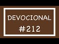 DEVOCIONAL # 212  &quot;LA FAMILIA QUE RECONOCE A DIOS”