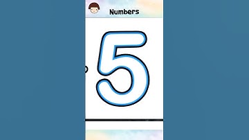 Menggambar Dan Mewarnai Angka Untuk Anak-anak | Number Clay coloring, four, five