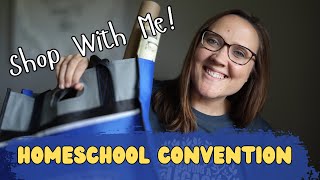 Homeschool  Convention Shop With Me + Haul || Nature&#39;s Workshop Plus Homeschool Haul