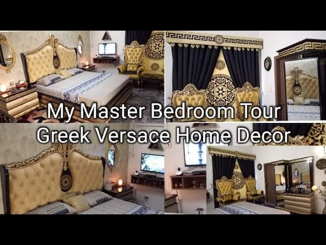 Versace Master Bedroom Tour 2021|Versace Home Decor|Furniture ...