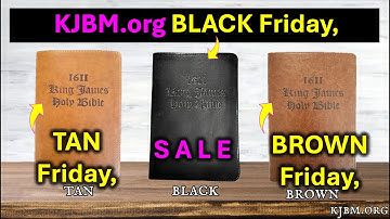 1611 Bible Facsimile Black Friday SPECIAL @ KJBM.org