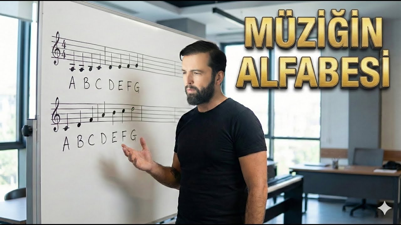 Gitarda NOTALAR ve HARFLER - BOŞ TEL NOTALARI