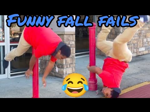 Red Fall Fails Funny fall fails Try not to laugh impossible😂 - YouTube