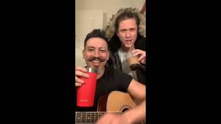 Backstage Bromance: Ricky Rojas and Aaron Tveit (ft. Danny Burstein and Tam Mutu)