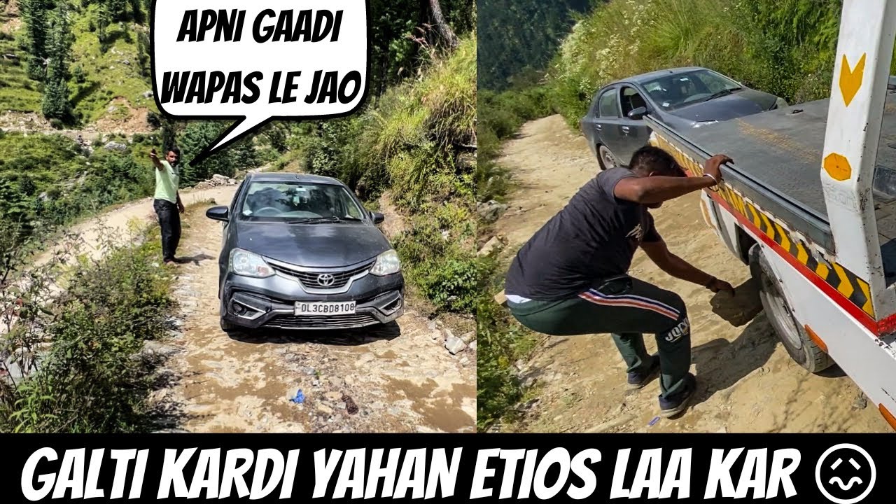 Galti kardi yahan Etios laa kar | Offroading with Toyota Etios | Isuzu Broke down | #jaloripass