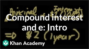 Introduction to compound interest and e | Algebra II | Khan Academy