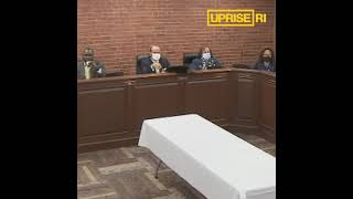 Activist Sings Bold Ballad on Homelessness at RI Finance Meeting