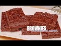 BROWNIES SALUDABLES de CHOCOLATE/RECETA EXTRA FÁCIL/Sin azúcar paso a paso 🍫