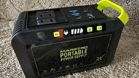 MARBERO 88Wh Portable Power Station 24000mAh Camping Solar Generator Review, Better to have and not