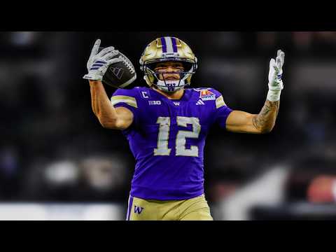 Denzel Boston (WR) 🔥 | FULL 2025/26 Washington Highlights | NFL Draft Prospect
