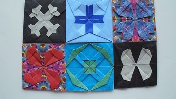 Some more Origami Windmill Base Variations I made for improvisation.