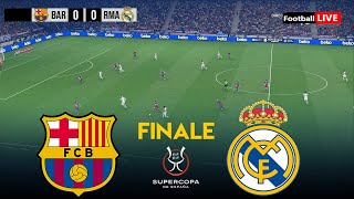 BARCELONE vs REAL MADRID - Finale Supercoupe d'Espagne 2026 aujourd'hui Simulation PES screenshot 5
