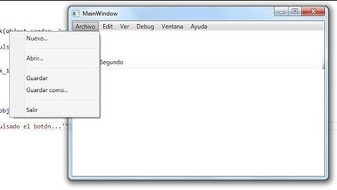 11-Menús y Barras de botones en WPF