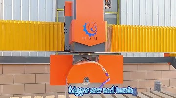 UBO CNC Router,5 axis stone bridge saw cutting machine.#cncrouter #stone #bathroom #marble #granite