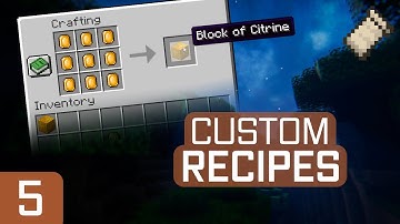 Minecraft 1.19.3 - Fabric Modding Tutorial: Custom Recipes | #5