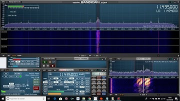 HM01, Cuban numbers station, with duplicate audio.