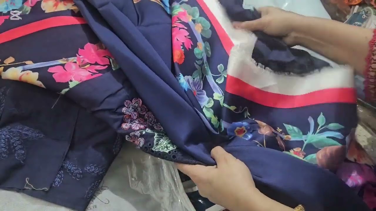 ORIGINAL binsaeed johra mizaaj kumash sanasafinaz V.S textile in discount/= by #khanonlineclothing