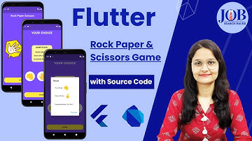 Flutter | Rock Paper Scissors Game App Tutorial For Beginners | Android Studio