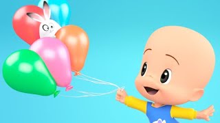 Thousands of balloons | Learn with Cuquin