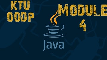 KTU CSE: OODP Module 4 Thread creation