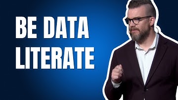 How to BE DATA LITERATE with Jordan Morrow