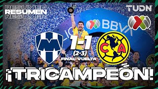 HIGHLIGHTS | Monterrey 1 (2)-(3) 1 América | Liga MX - AP2024 | Final Second Leg | TUDN