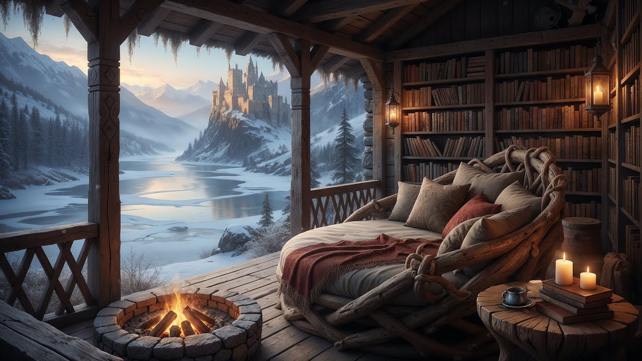 Shelter From the Snow ❄️ A Quiet Winter Reading Ambience