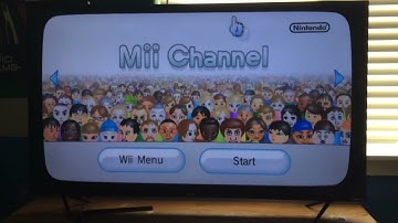 My wii menu on a wii u