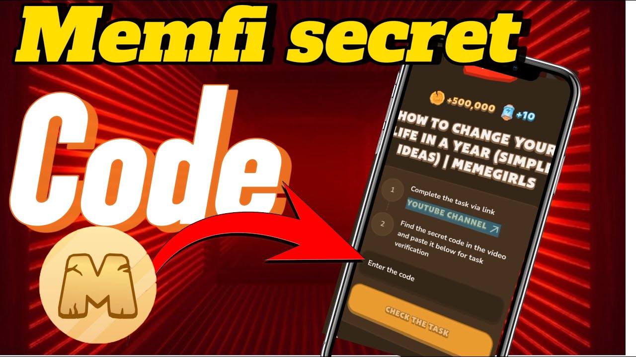Memefi Task Code Memfi secret code today | change your Life (simple adias)| memfi New ...