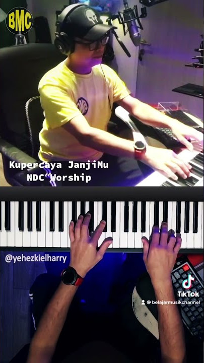 Kupercaya JanjiMu - NDC Worship cover by @yehezkielharry | EASY PIANO TUTORIAL [321.1]