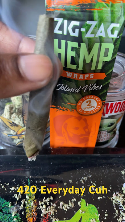 ZIG-ZAG HEMP WRAPS. Island Vibes. No tobacco, no nicotine. #rap #music #cuhmunity #hiphop #aceboyCUH