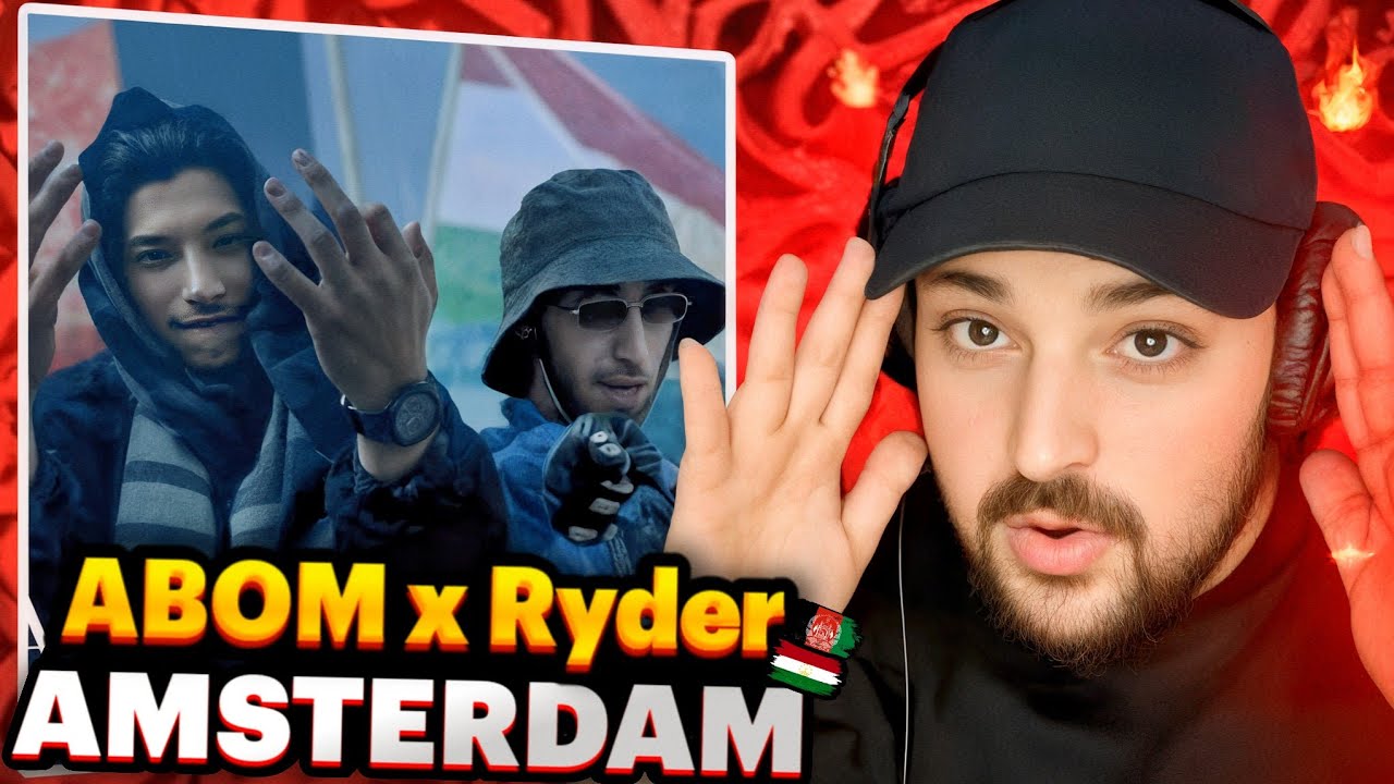 ABOM x Ryder - AMSTERDAM(Reaction)🇦🇫🇹🇯ری اکشن به همکاری رپ‌تاجیک و رپ‌دری