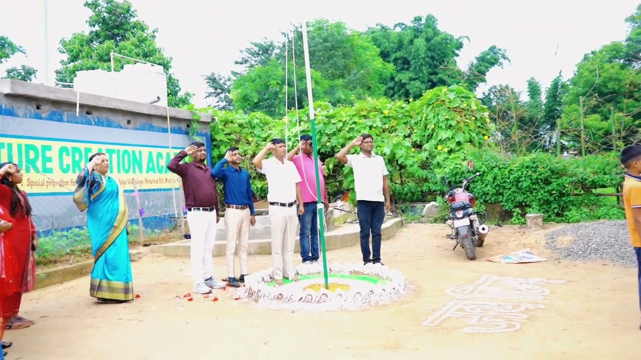 Flag hoisting video ( All teachers and students of future Creation Academy) 