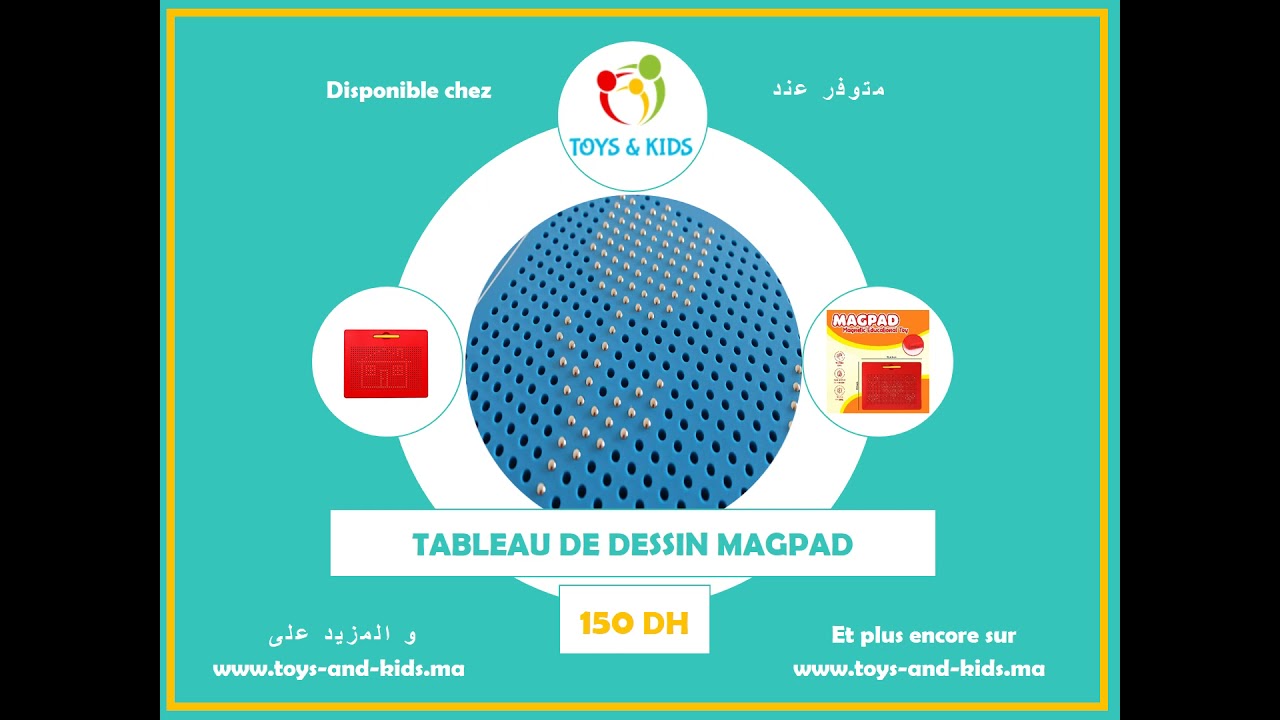 video TABLEAU DE DESSIN MAGPAD CREATIVE